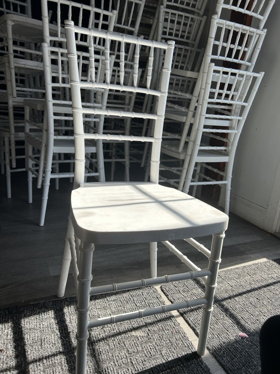 White Chivari Chairs