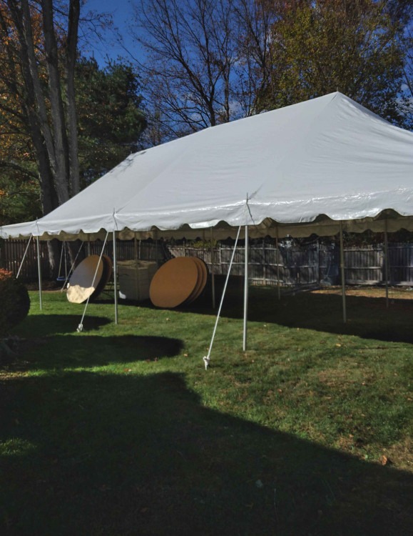 Tent package #4 with Round tables