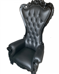 Black Throne Chair