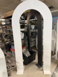 Rounded 3D arch wall (Choose Color)