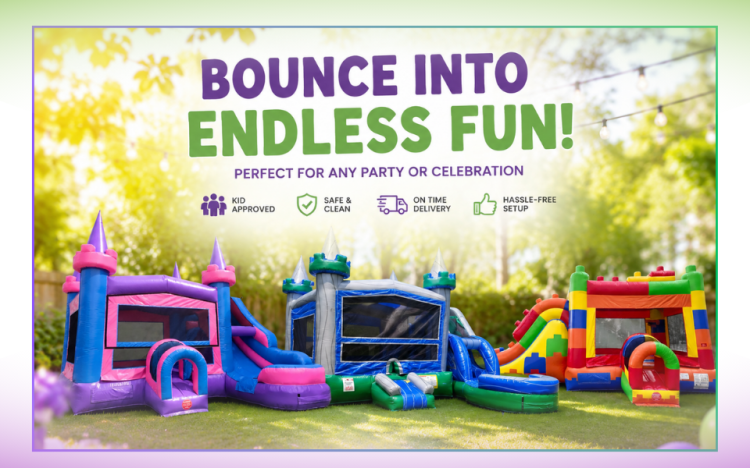 Bounce House with Slides Bounce House with Slides
