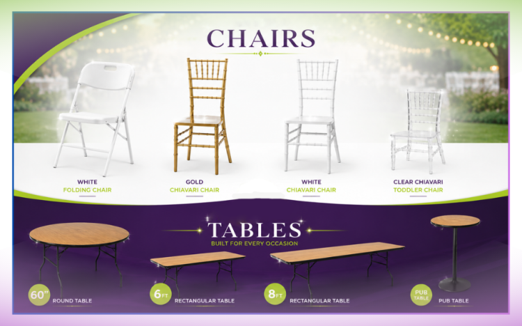 Tables and Chairs